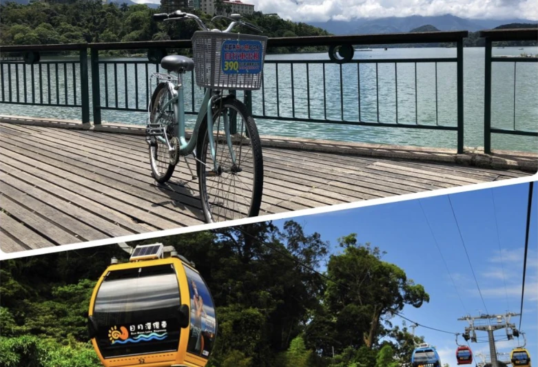 【日月潭輕旅行｜陸空套票】- 日月潭纜車 ＋ 遊湖自行車遊程套票組
